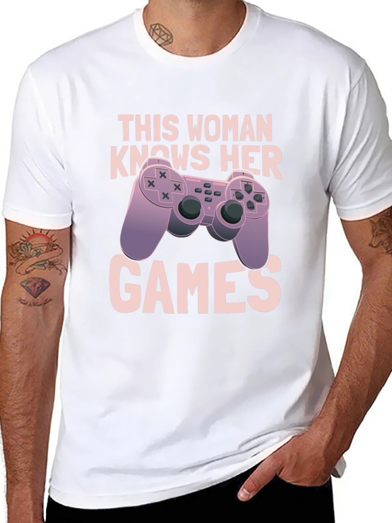 Gaming Woman Black T-Shirt