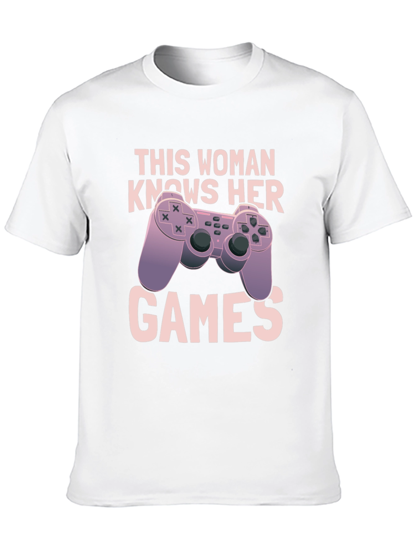 Gaming Woman Black T-Shirt