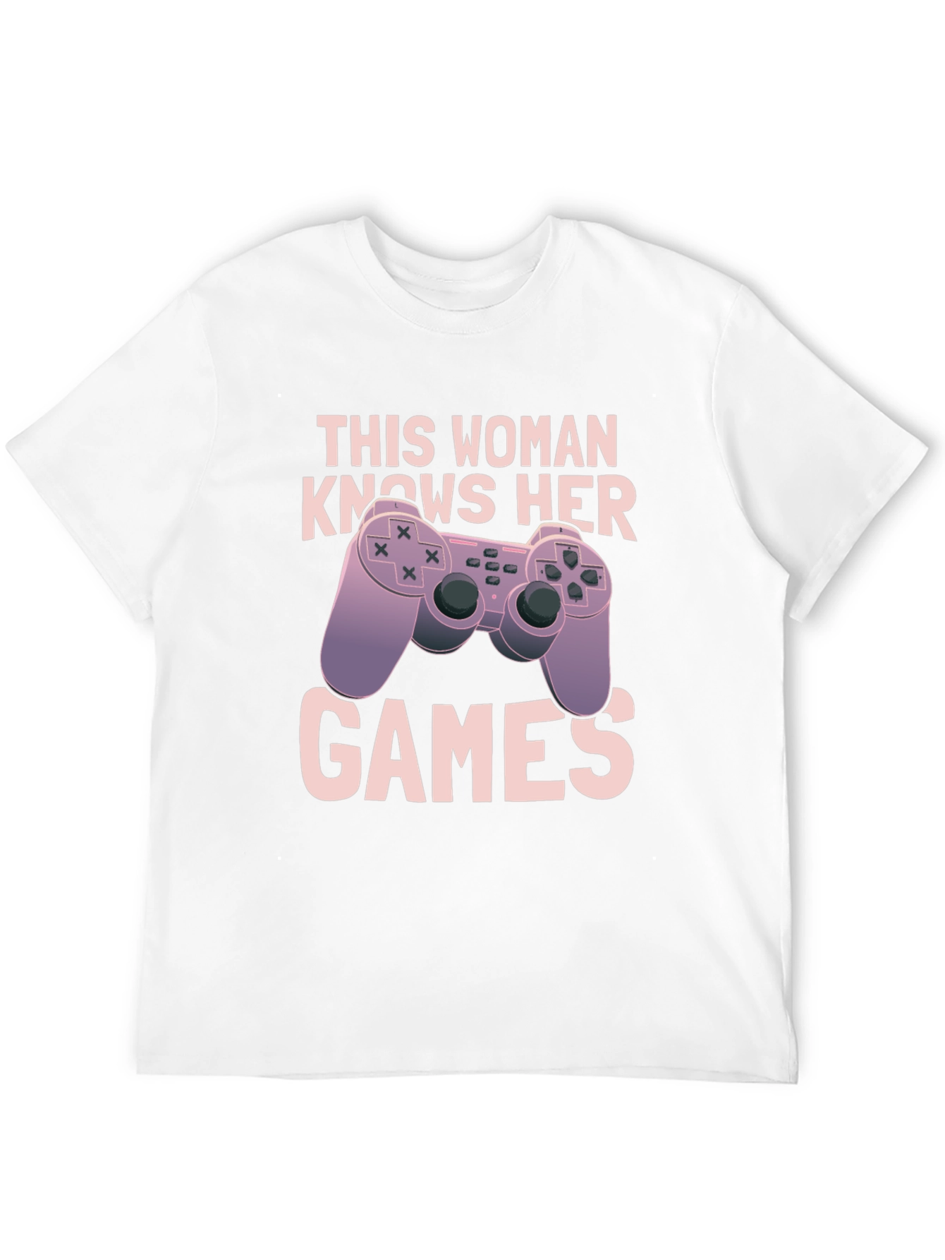 Gaming Woman Black T-Shirt