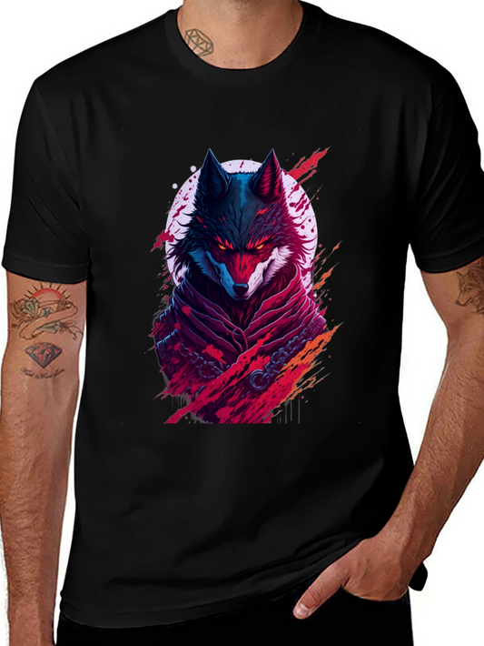 Wolf Graphic Tee - Unique Streetwear Design