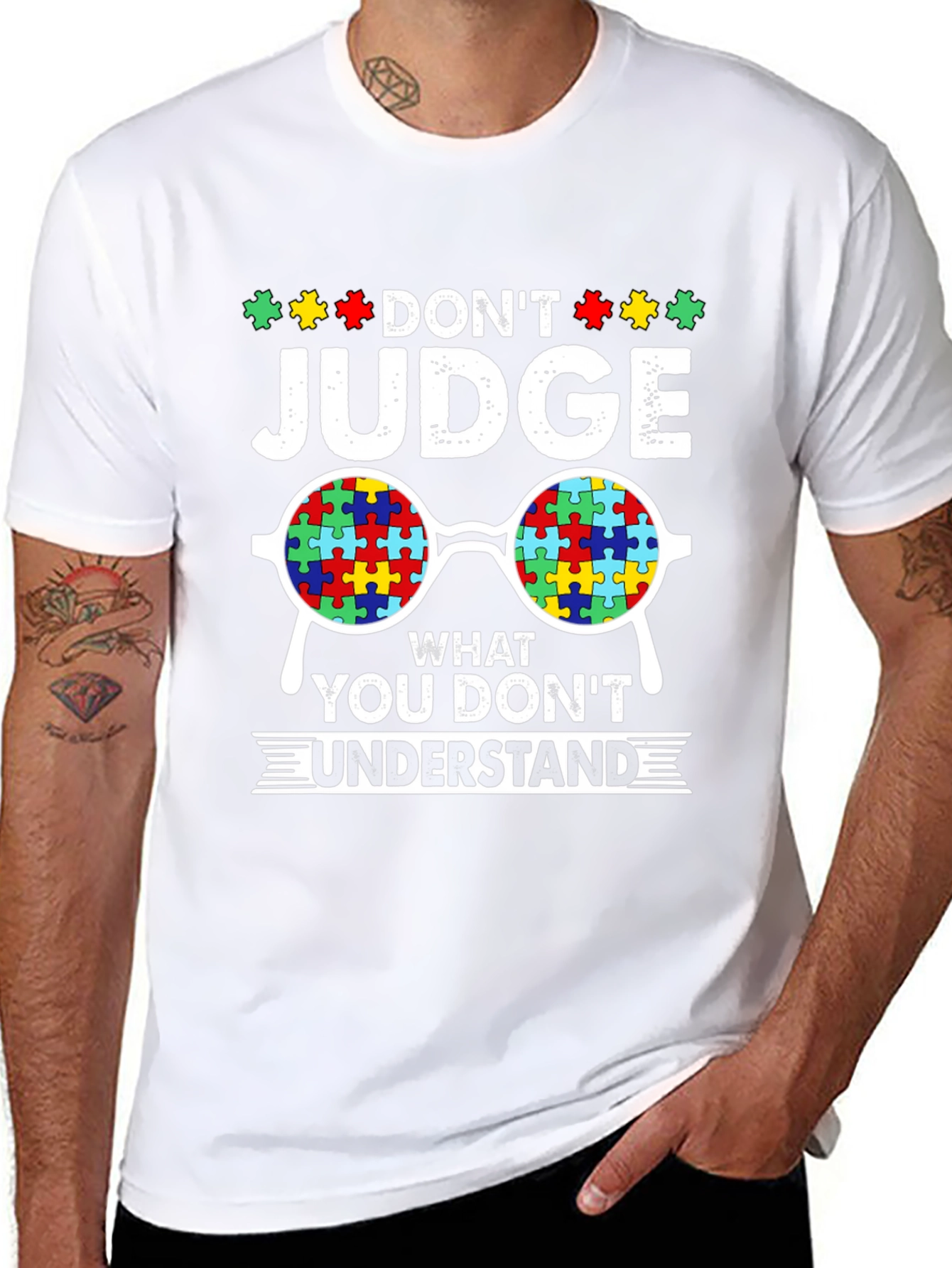 Dont Judge Autism Awareness T-Shirt