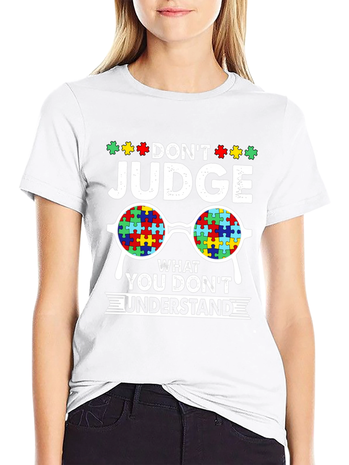 Dont Judge Autism Awareness T-Shirt