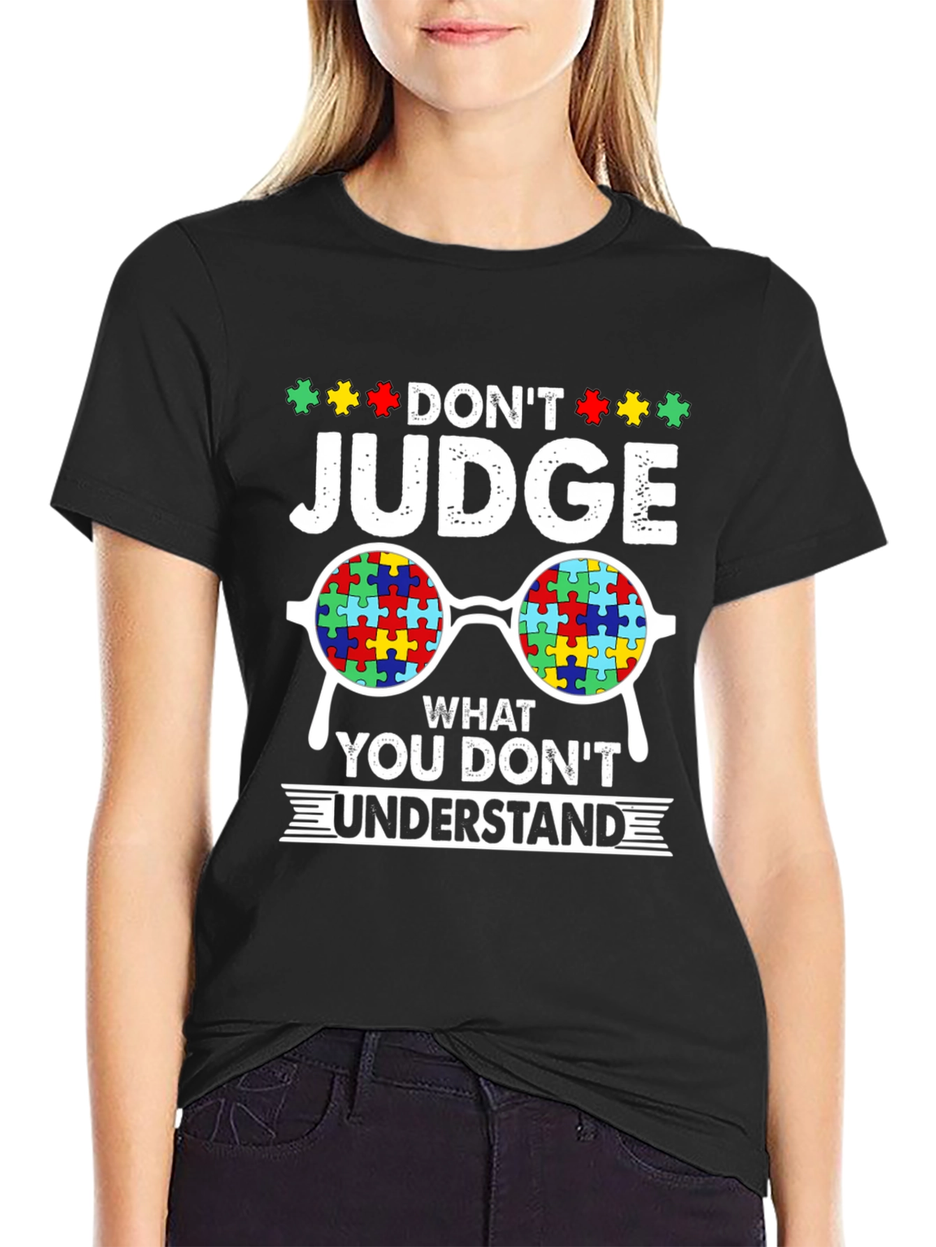 Dont Judge Autism Awareness T-Shirt