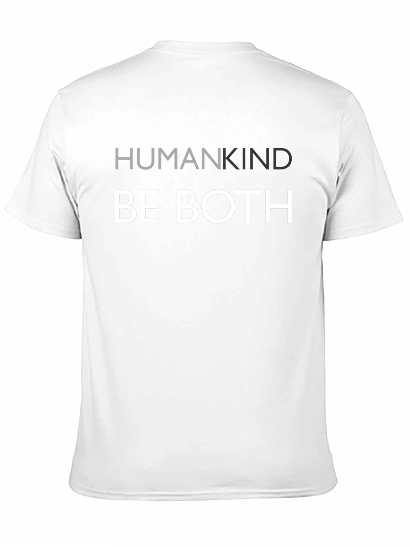 Humankind Be Both Graphic Tee - Mens Black T-Shirt