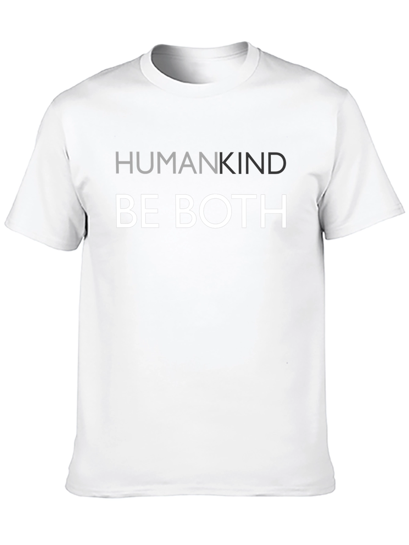 Humankind Be Both Graphic Tee - Mens Black T-Shirt