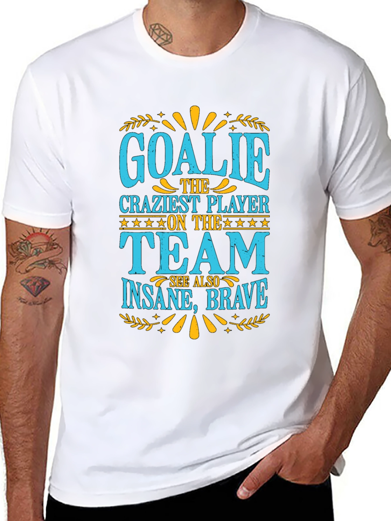 Goalkeeper T-Shirt - Craziest Player On The Team Tee