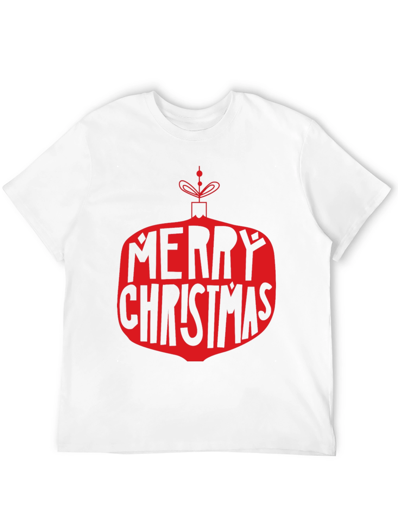 Merry Christmas Ornament Graphic T-Shirt