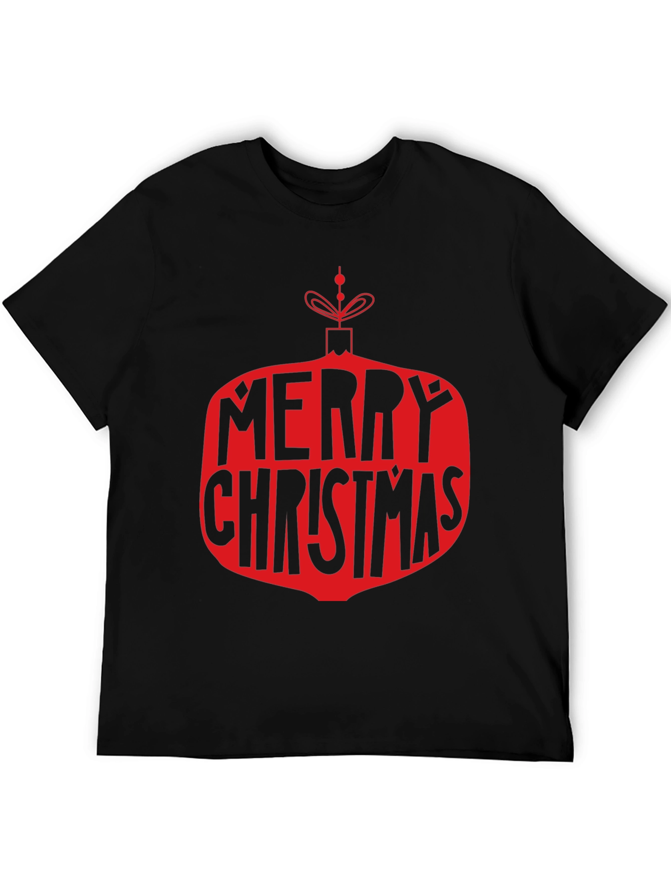 Merry Christmas Ornament Graphic T-Shirt