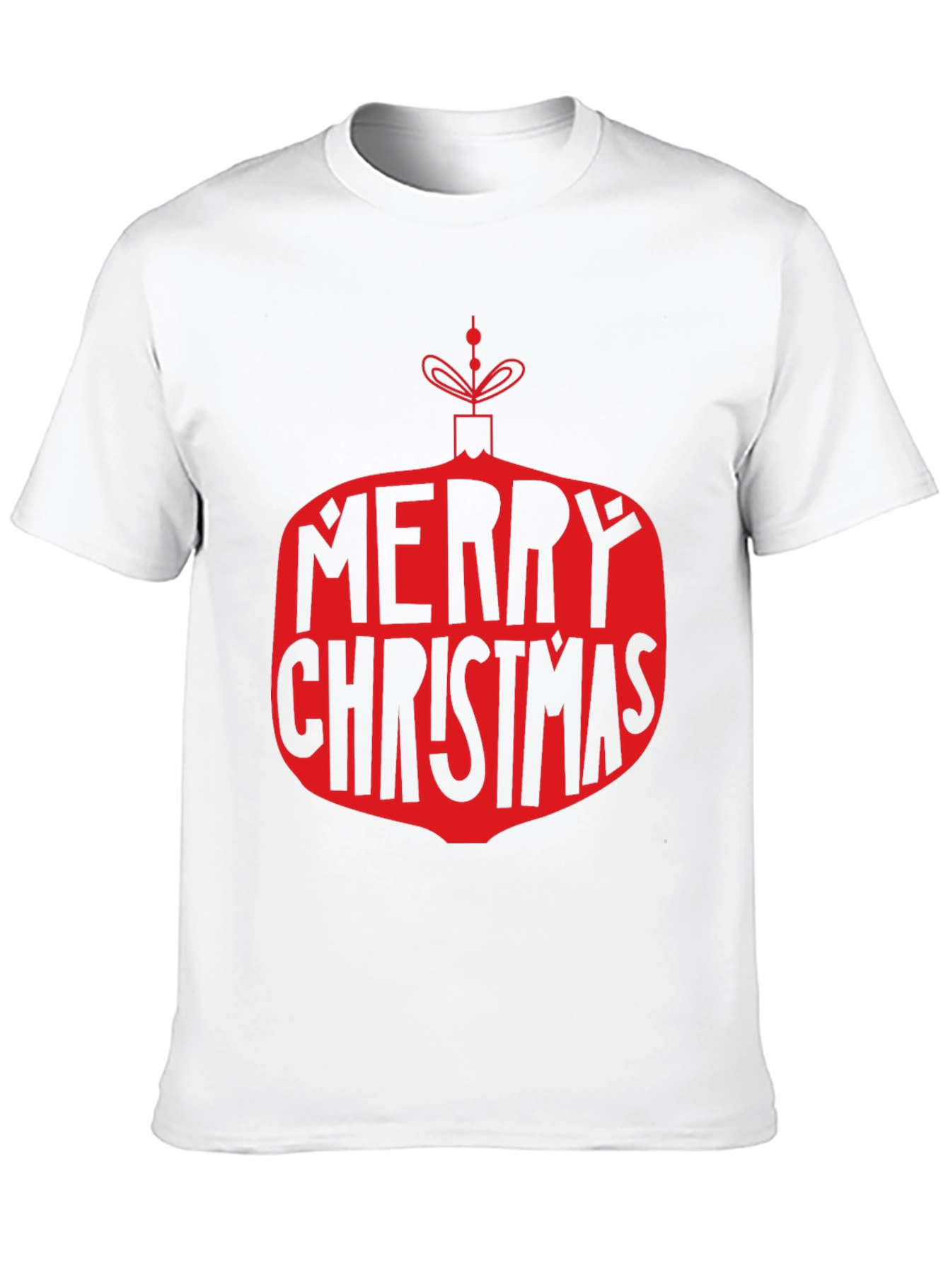 Merry Christmas Ornament Graphic T-Shirt