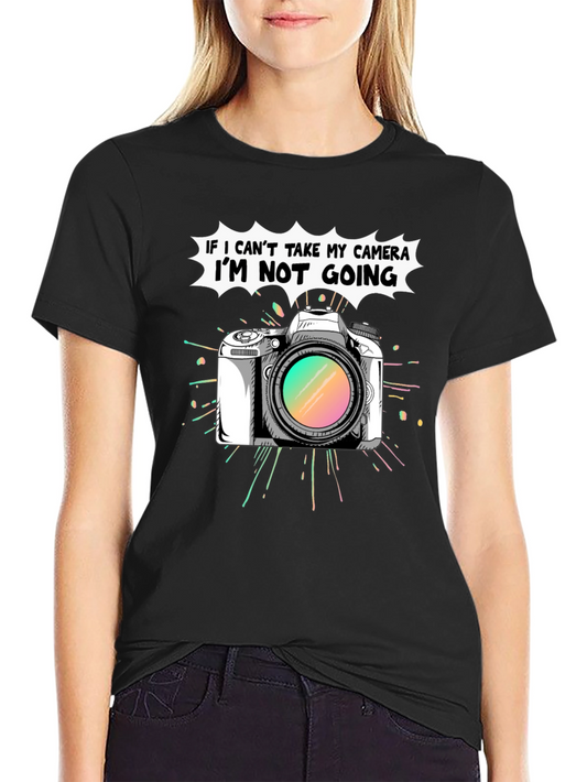 Camera Graphic T-Shirt - Photographers Statement Tee