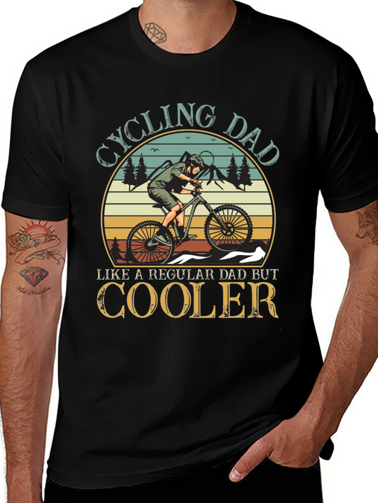 Cycling Dad T-Shirt - Cool Dad Gift