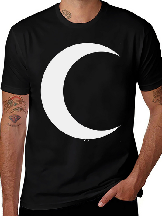 Crescent Moon Graphic Tee - Modern Style