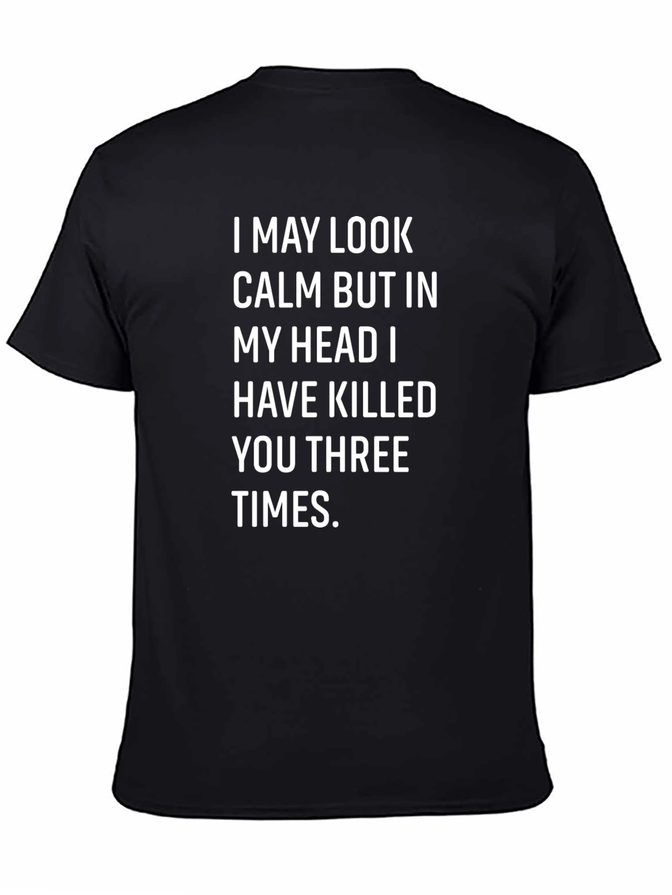 Funny Sarcastic T-Shirt - I May Look Calm