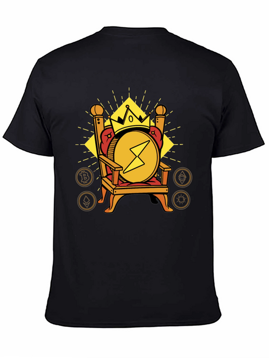 Crypto King T-Shirt - Bitcoin Ethereum Design