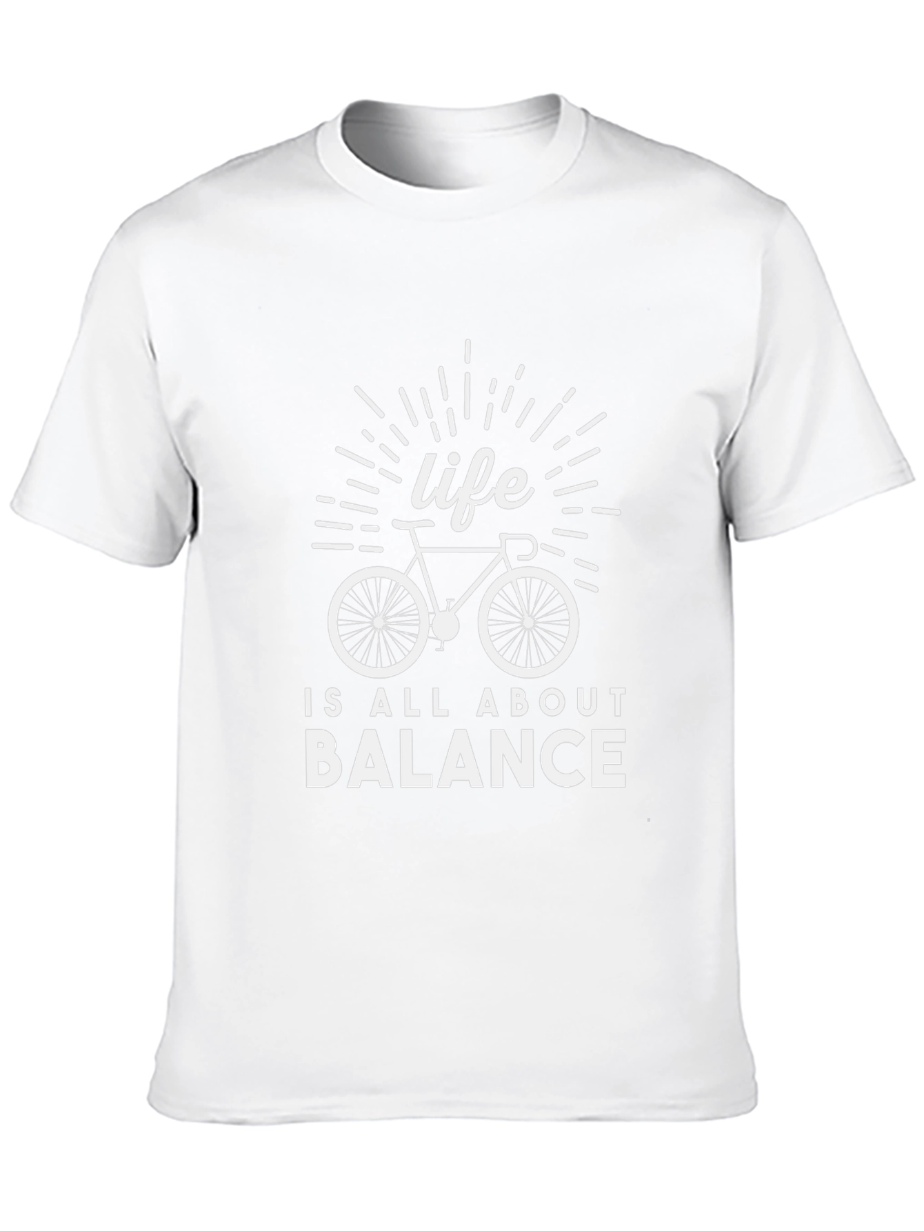 Life Balance Bike Graphic Tee - Black