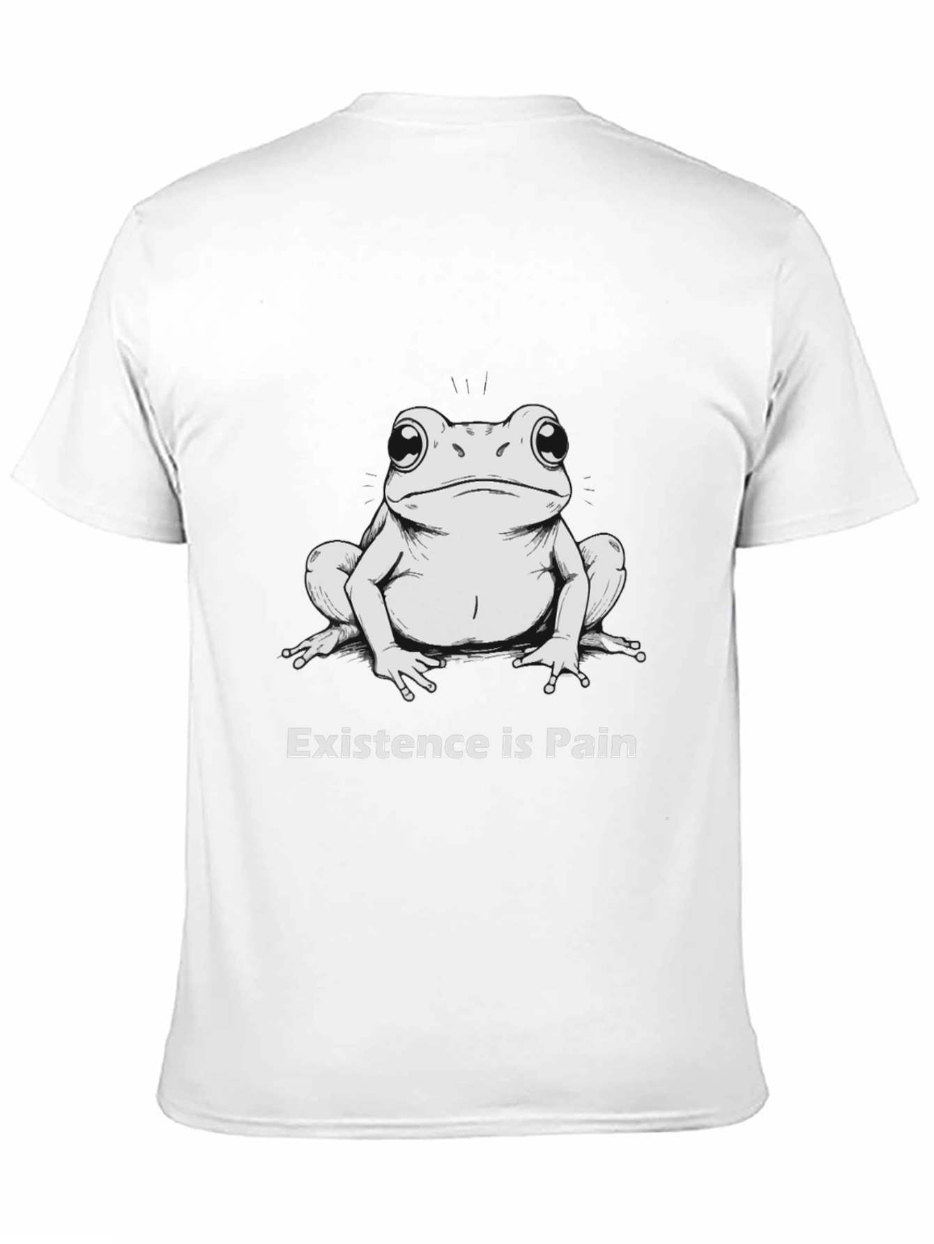Existential Frog Black T-Shirt