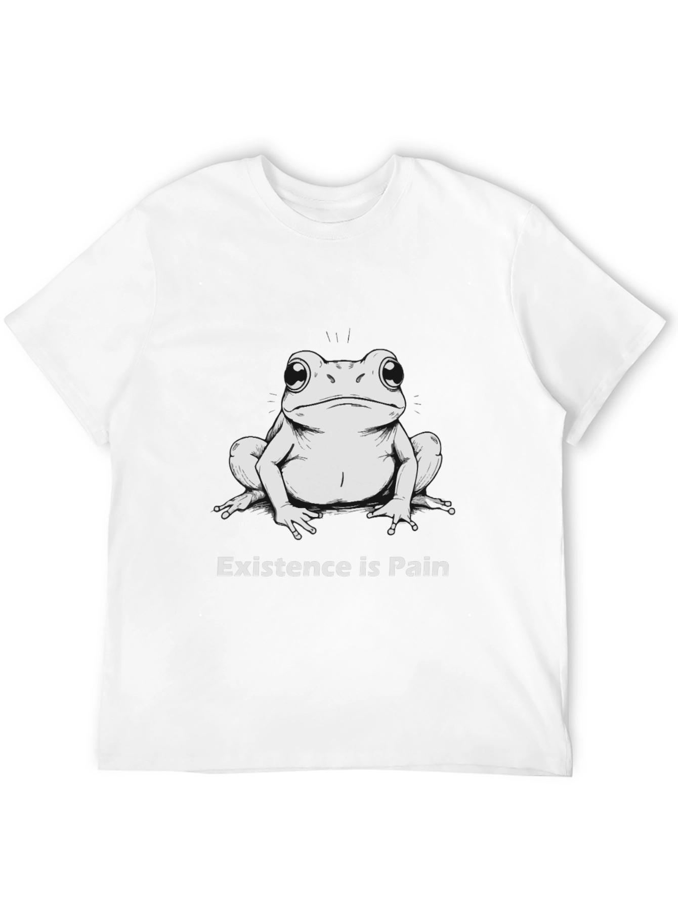 Existential Frog Black T-Shirt
