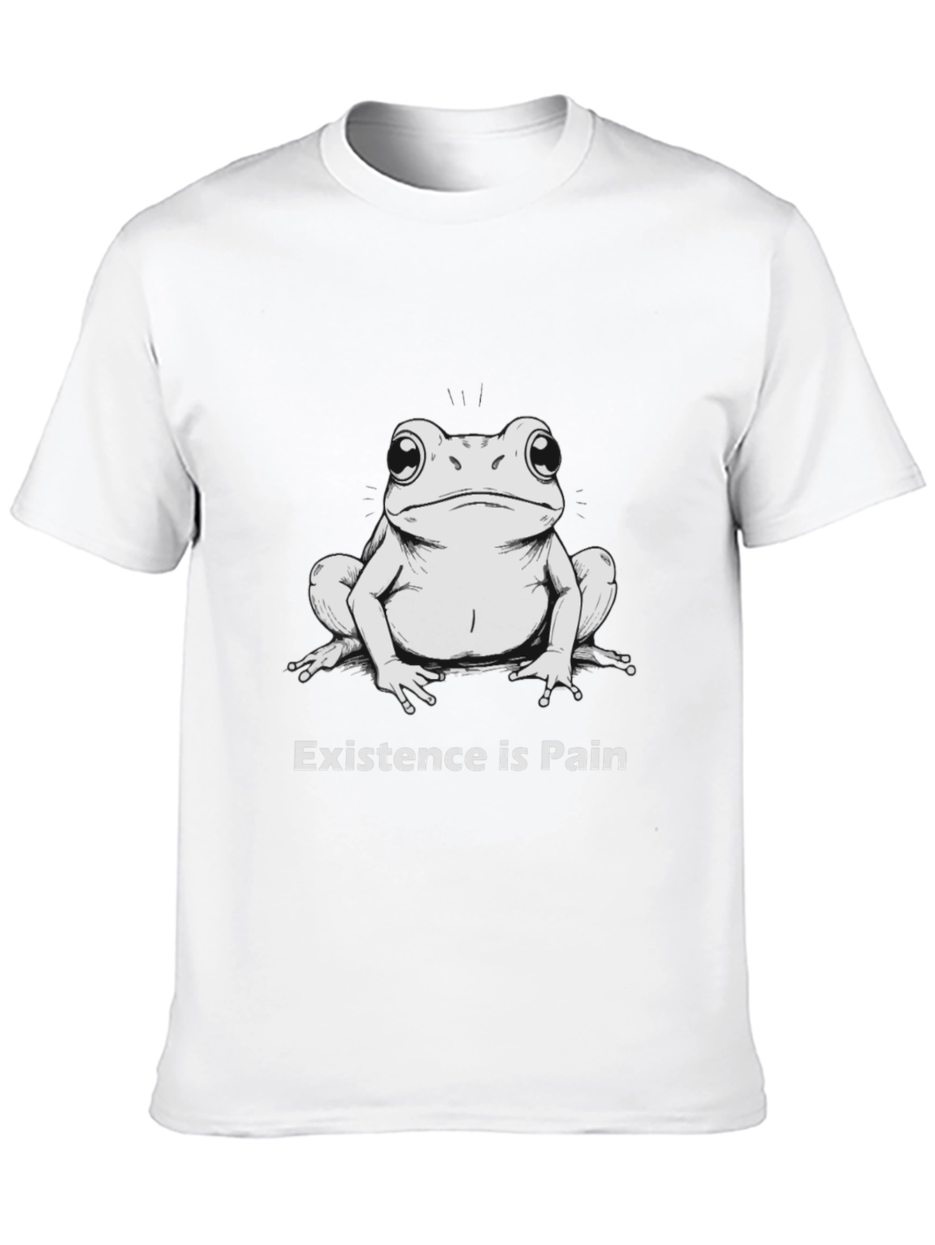 Existential Frog Black T-Shirt