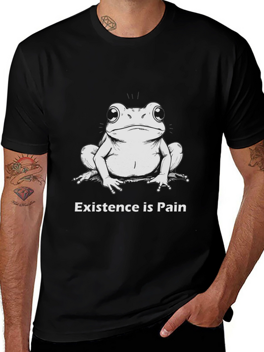 Existential Frog Black T-Shirt