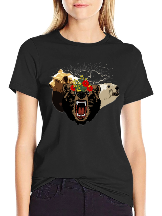 Bear Trio Graphic T-Shirt