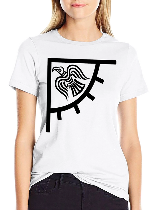 Viking Raven Graphic Tee - Black Norse Mythology T-Shirt