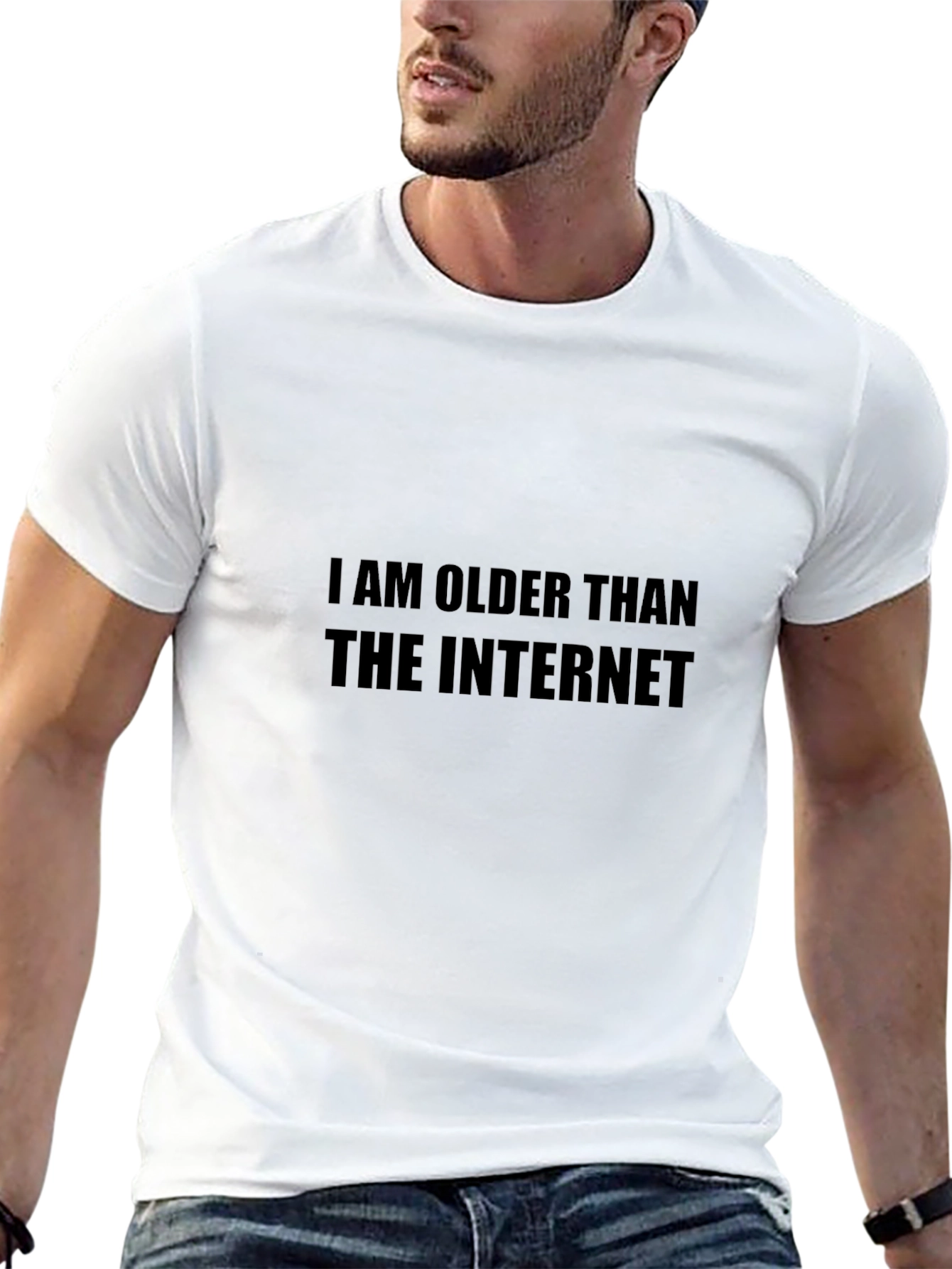 I am Older than the Internet Black T-Shirt