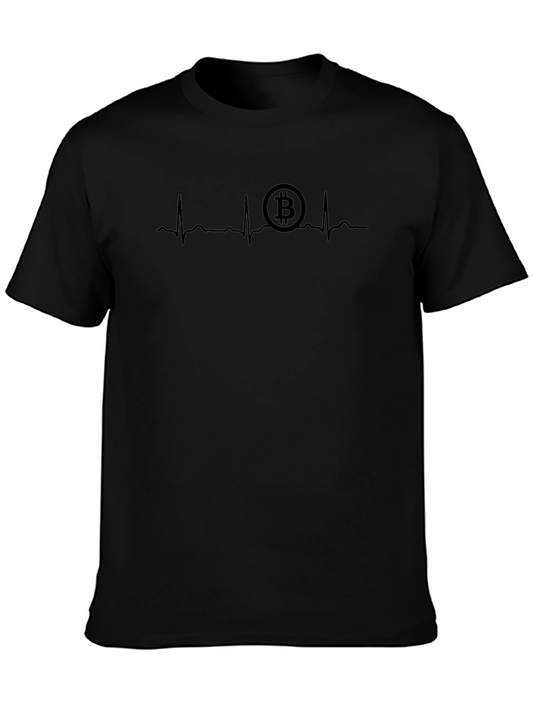 Bitcoin Heartbeat T-Shirt - Crypto Investor Tee