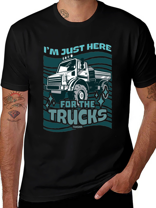 Trucks Graphic Tee - Mens Black Cotton T-Shirt