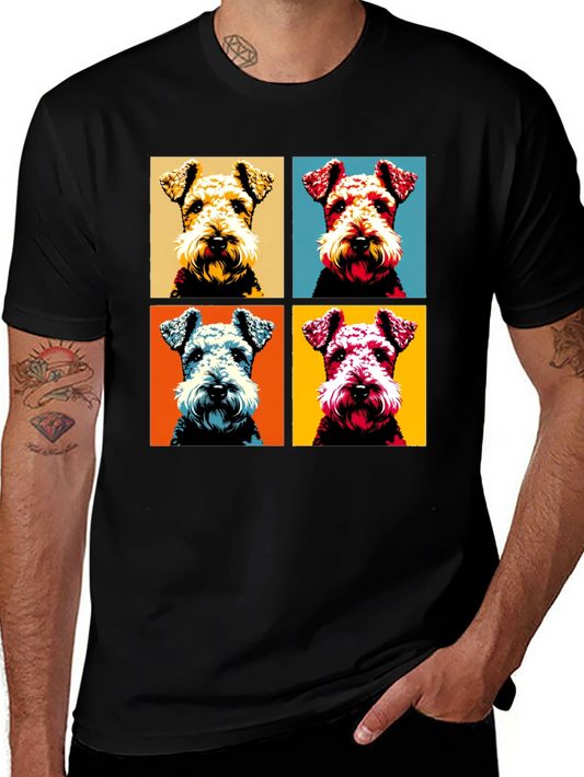 Pop Art Dog Lover T-Shirt | Unique Pet Portrait Tee