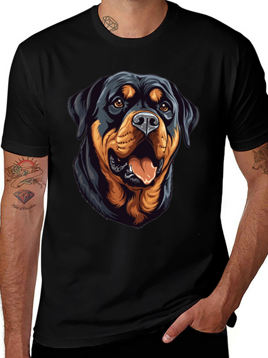 Rottweiler Dog Graphic T-Shirt - Stylish Canine Tee