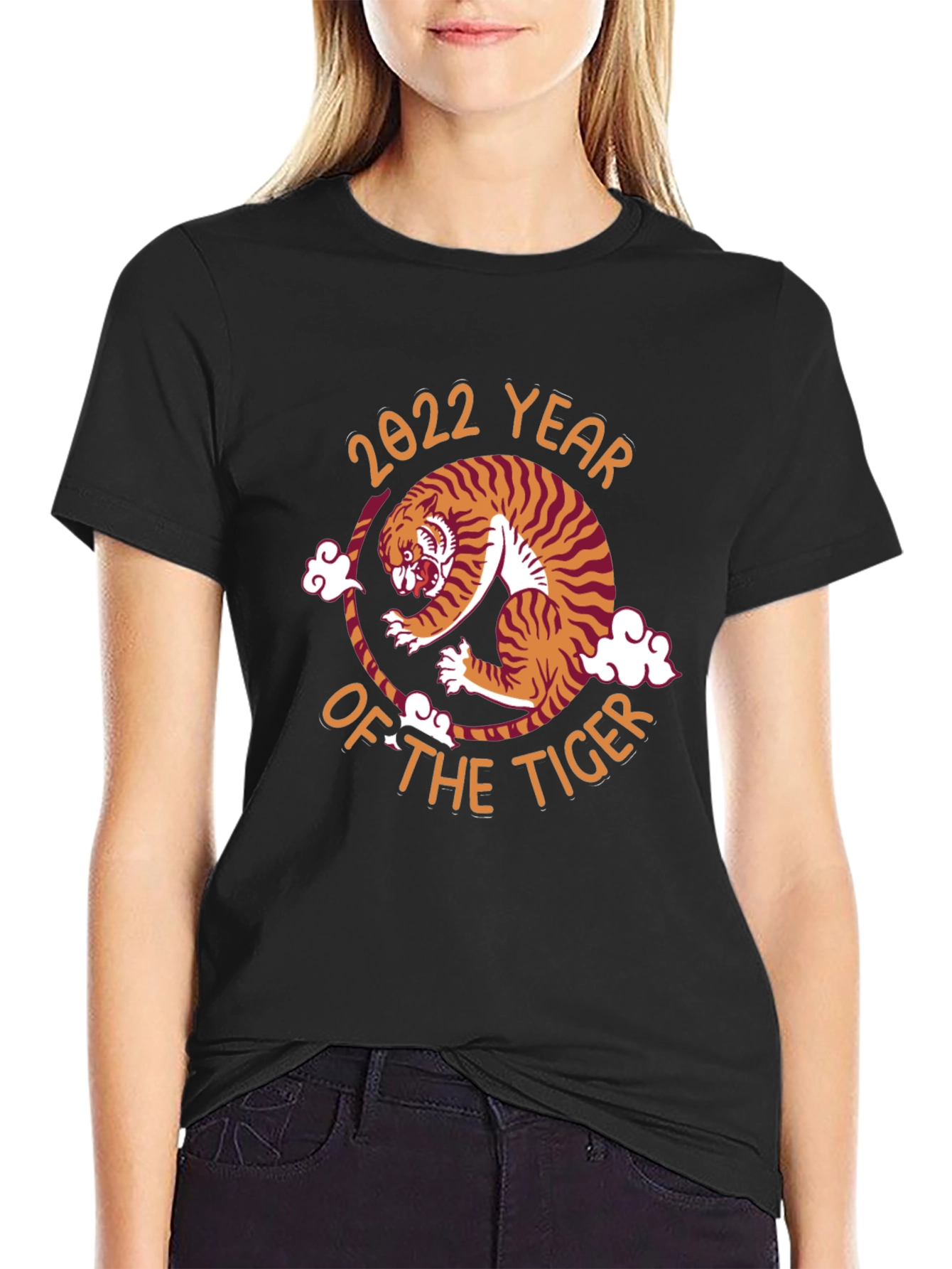 2022 Year of the Tiger Graphic Tee - Black