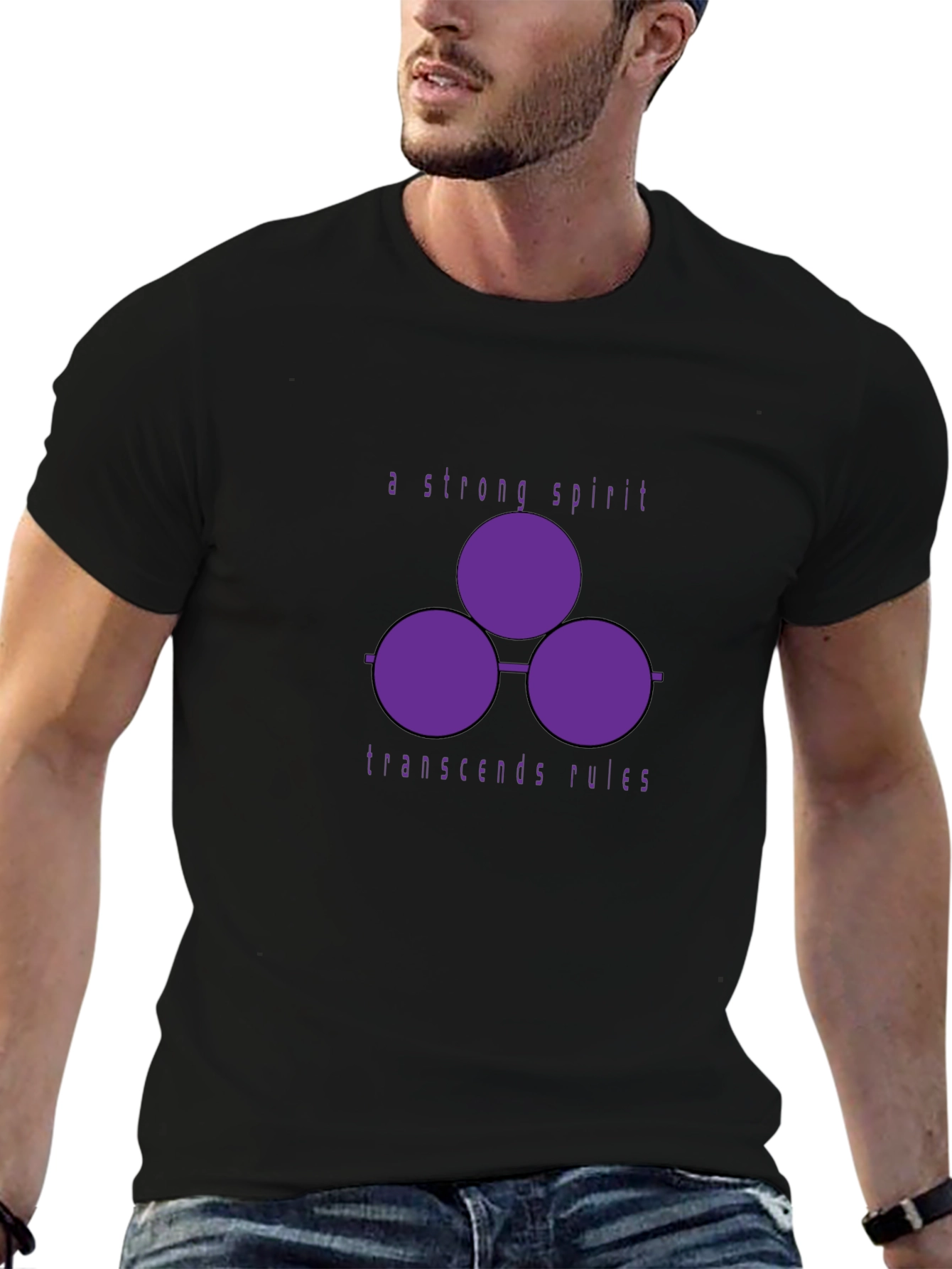 Strong Spirit Black T-Shirt
