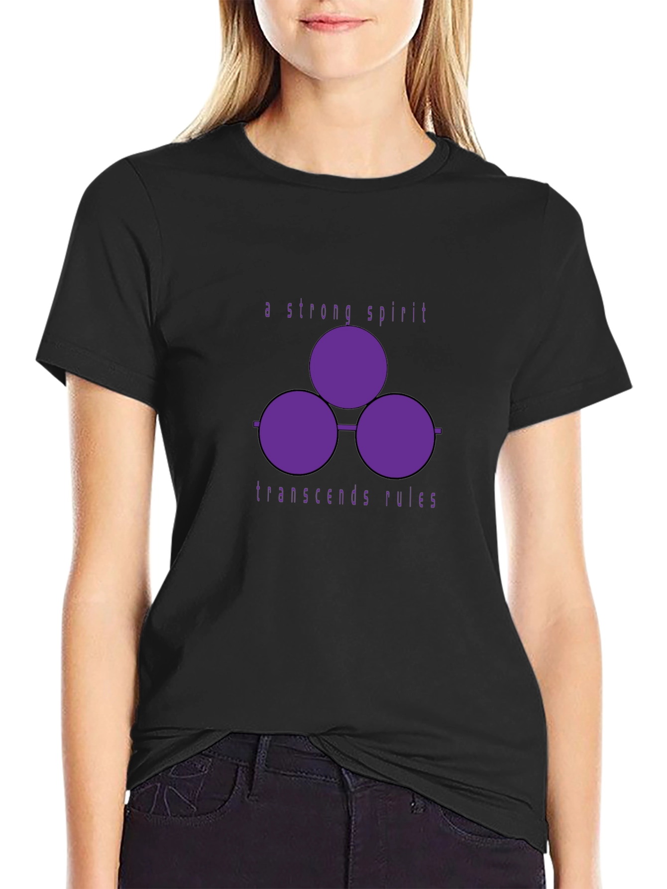 Strong Spirit Black T-Shirt