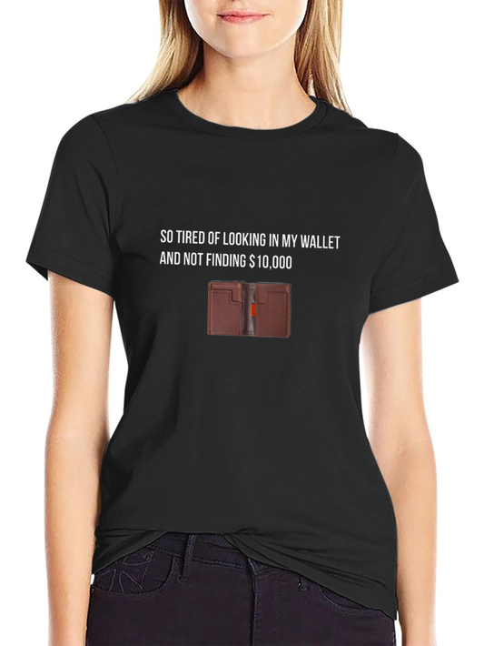 Funny Wallet $10000 Graphic T-Shirt