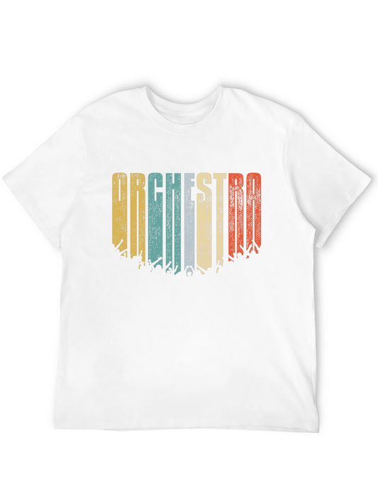 Vintage Orchestra T-Shirt - Retro Music Lover Tee