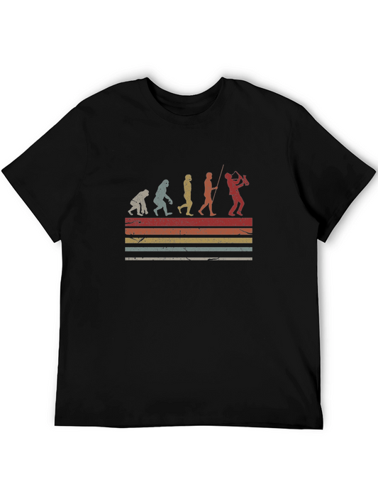 Evolution of Saxophone Player Graphic Tee