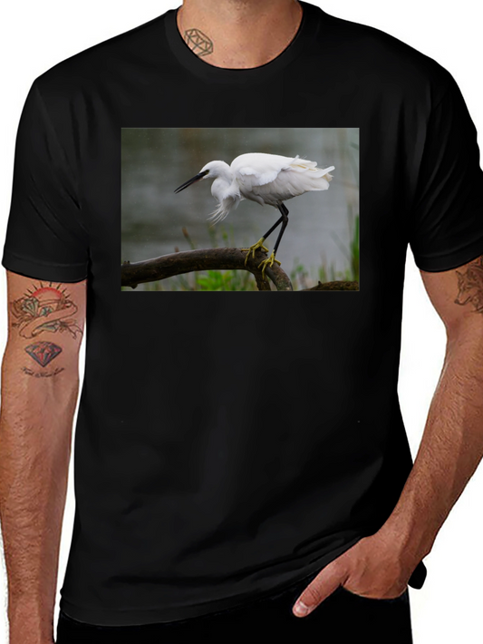 Egret T-Shirt - Nature Bird Tee