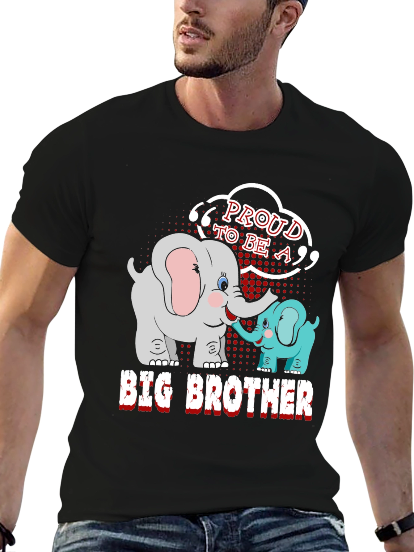 Proud Big Brother Elephant T-Shirt