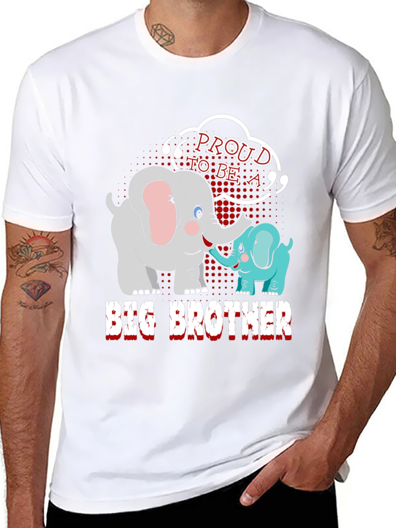 Proud Big Brother Elephant T-Shirt
