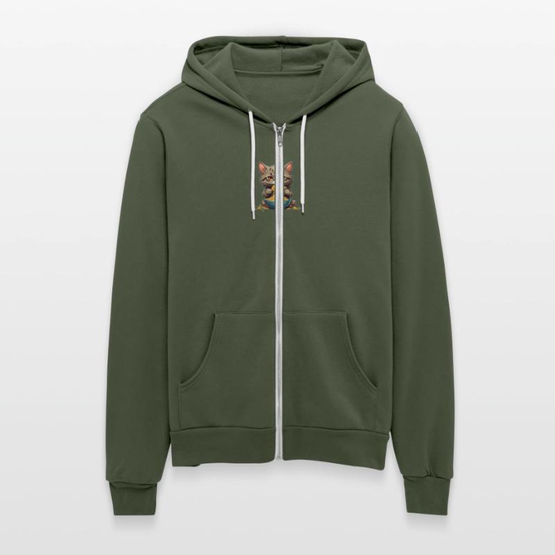 A cat eats pasta shirt