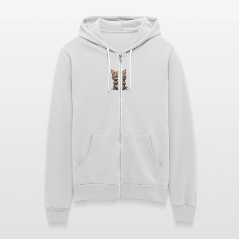 A cat eats pasta shirt