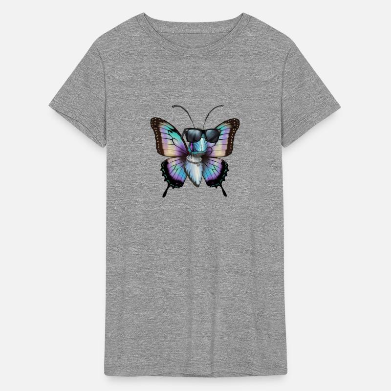 a stylish and butterfly with a vibrant irid
