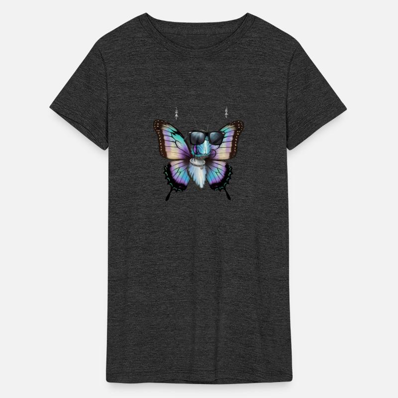 a stylish and butterfly with a vibrant irid