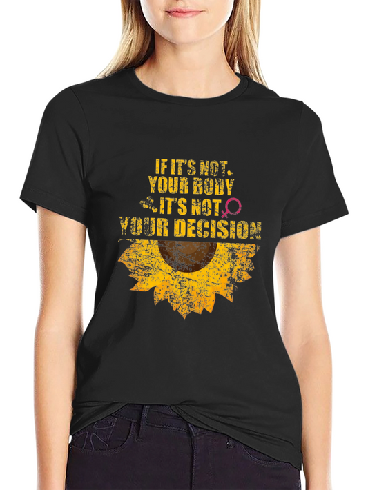 Feminist Sunflower Graphic Tee