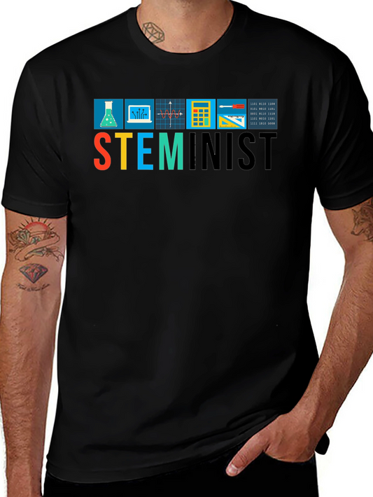 STEMinist T-Shirt - Science Tech Engineering Math Feminism