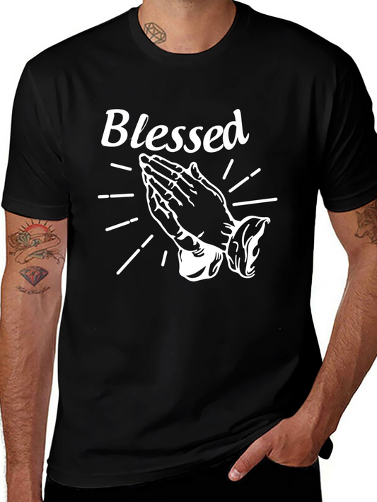 Blessed Graphic T-Shirt - Religious Faith Tee