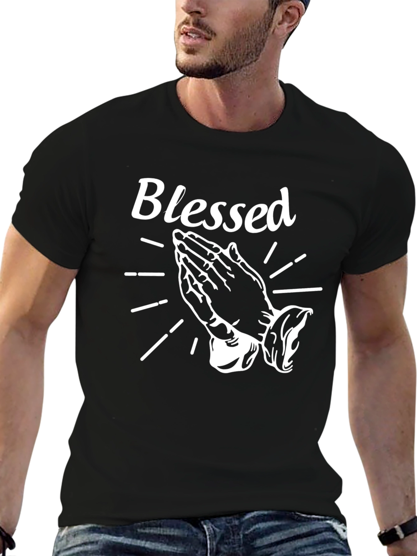 Blessed Graphic T-Shirt - Religious Faith Tee