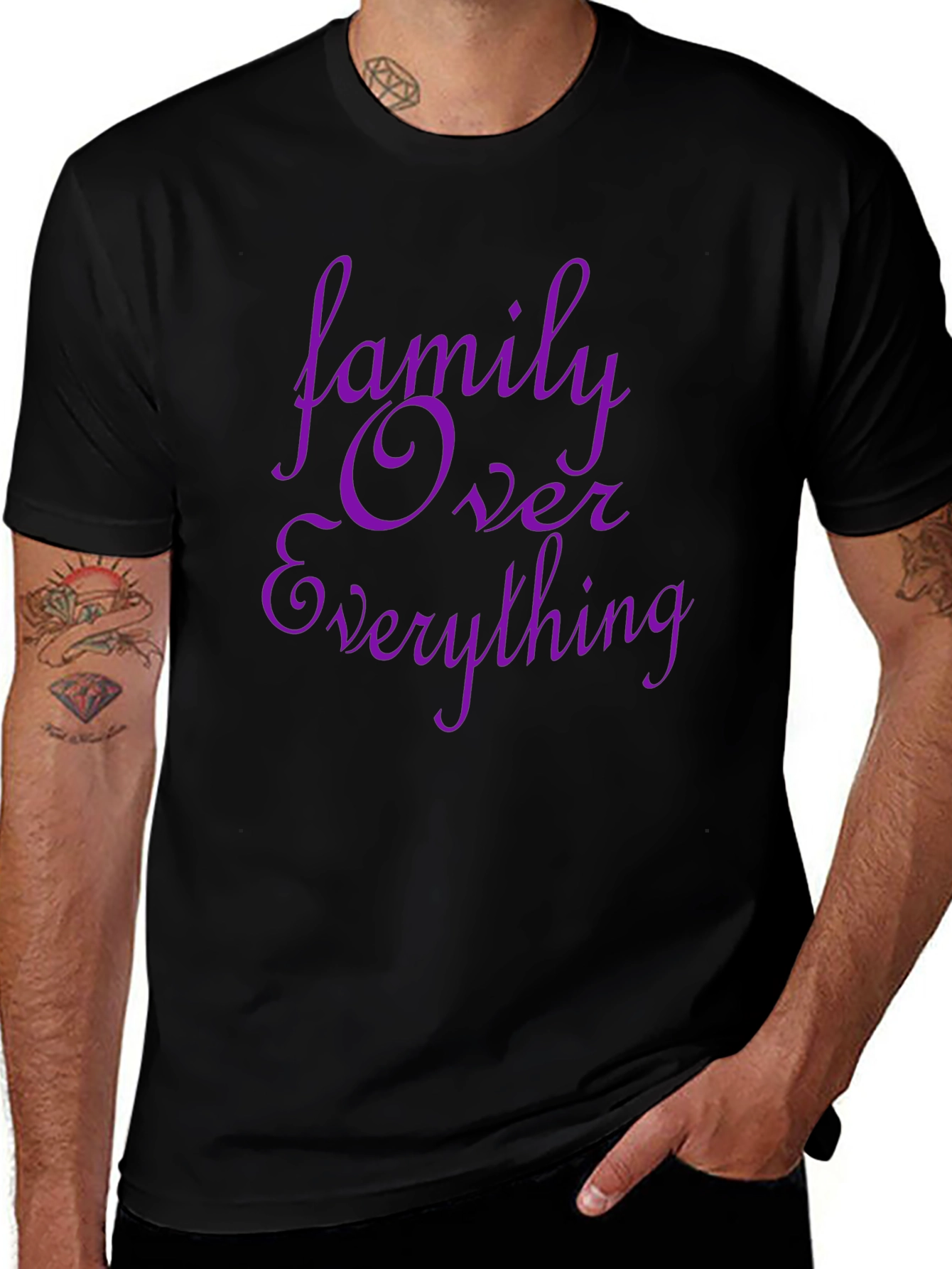 Family Over Everything Graphic T-Shirt