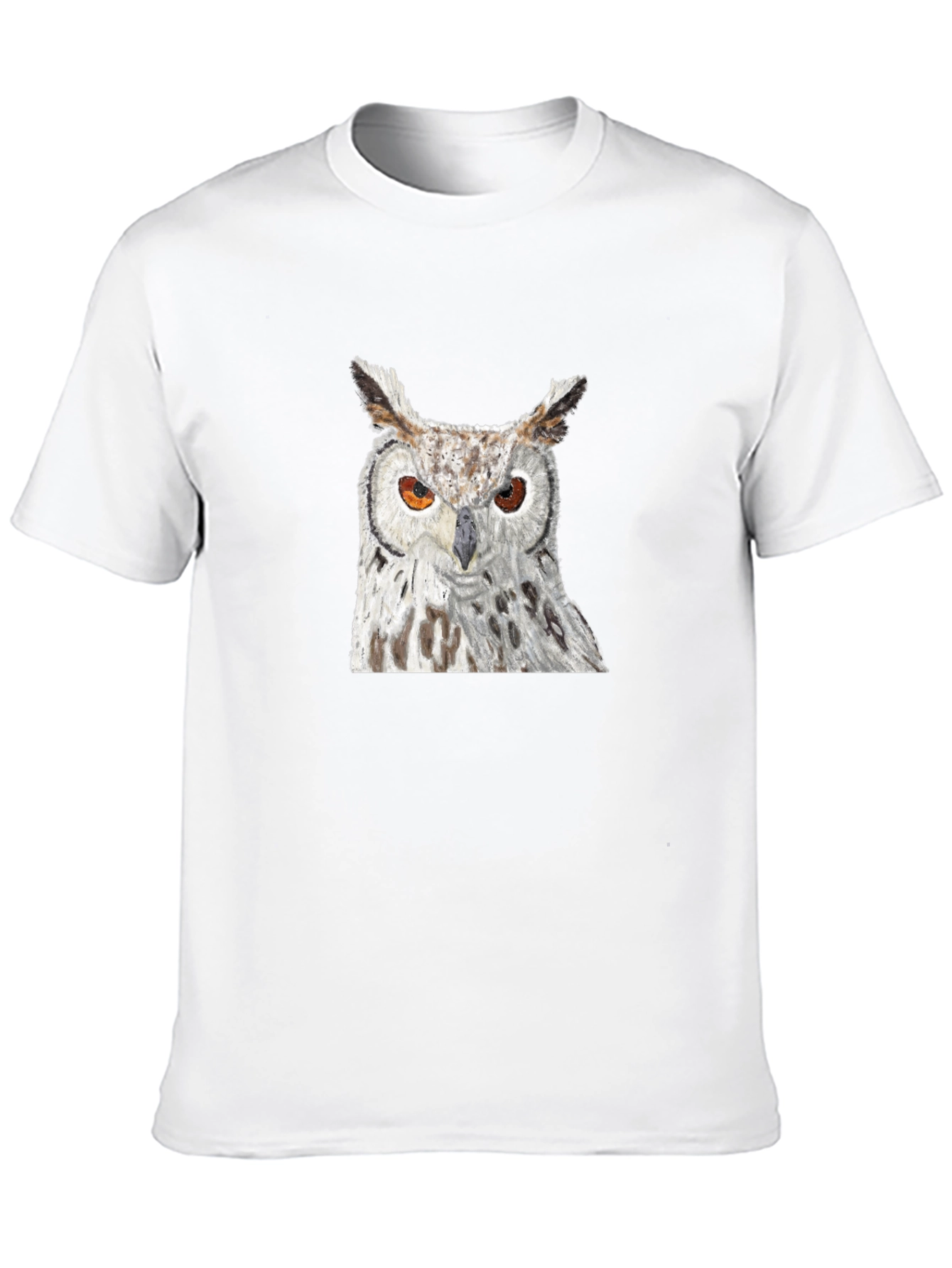 Owl Graphic Black T-Shirt - Unisex