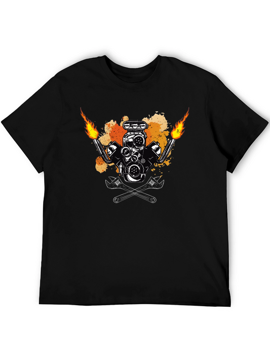 Flame Engine Tee